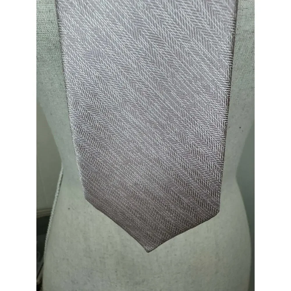 The Tie Bar Desert Solid Silk Skinny Tie - Wedding & Formal
